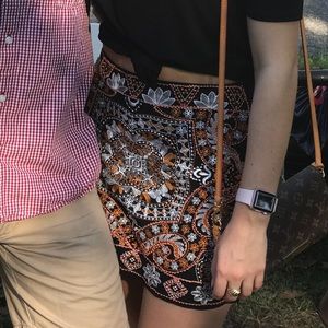 Endless Rose Beaded Mini skirt